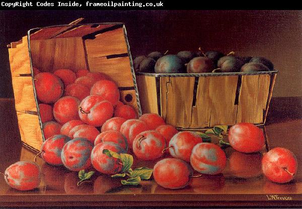 Prentice, Levi Wells Baskets of Plums on a Tabletop